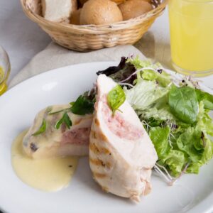 Pechuga Rellena de Jamon y Queso